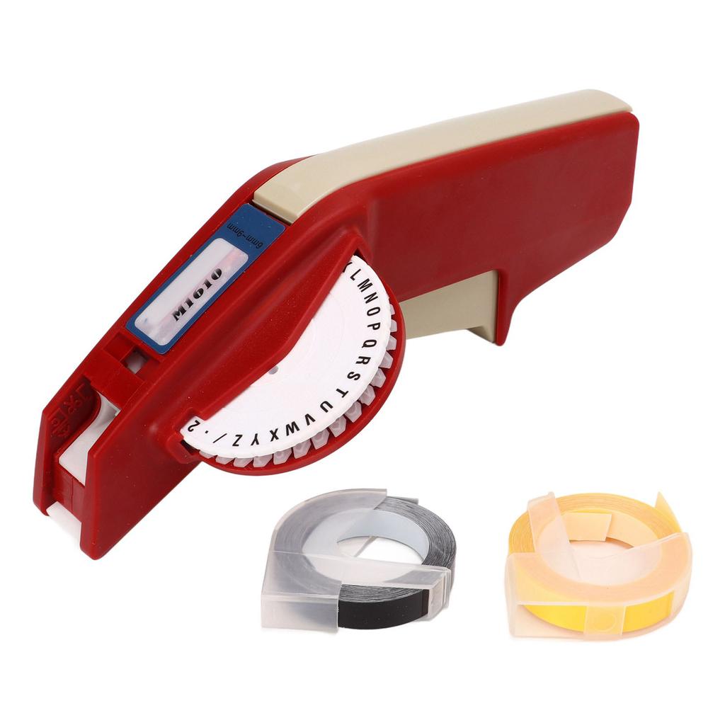 Embossing Label Maker Clear Number Letter One Hand   ABS Label Making Embosser for Label  Label Maker