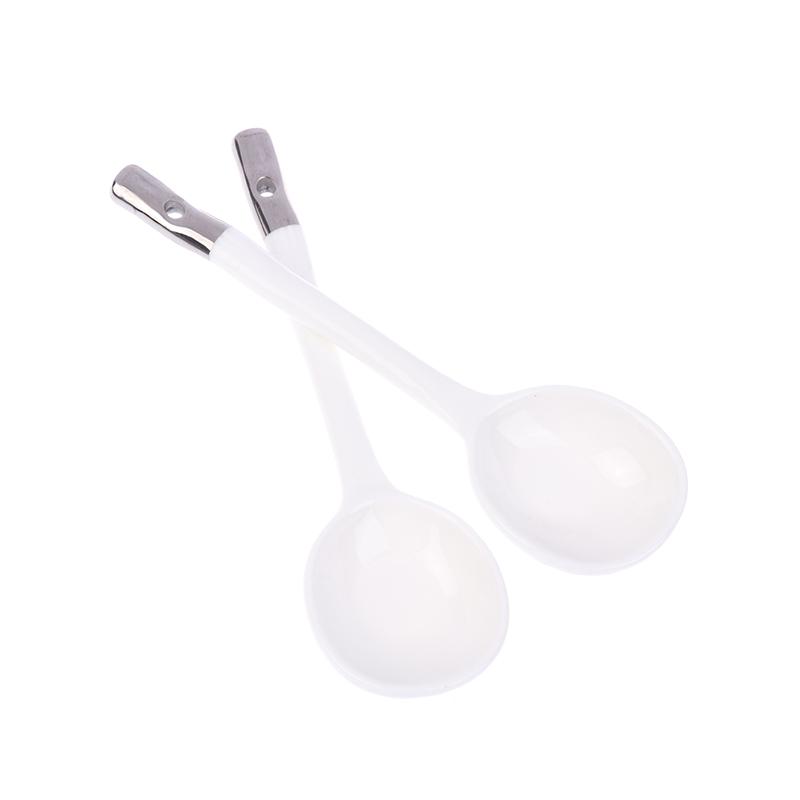 Фарфоровая белая керамическая ложка высокого качества, бытовая ложка для супа, длинная ручка, ложка для еды, половник, кухонная посуда