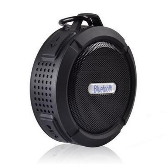 Водонепроницаемая Bluetooth-колонка C6: Портативный, Присоска, Беспроводной, Для улицы, Звонки hands-free, Подвесная пряжка