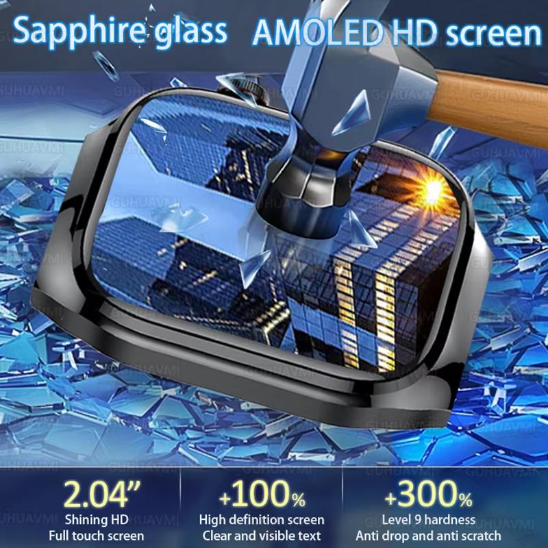 2025 Новые Точные Смарт-часы для Измерения Жира в Крови и Мочевой Кислоты Мужские Микрофизическое Обследование Здоровье Пяти Органов Часы Bluetooth Звонок Смарт-часы