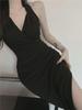 2024 French Halter Neck Sexy Summer Dress – Hip-Length, Unique Niche Design