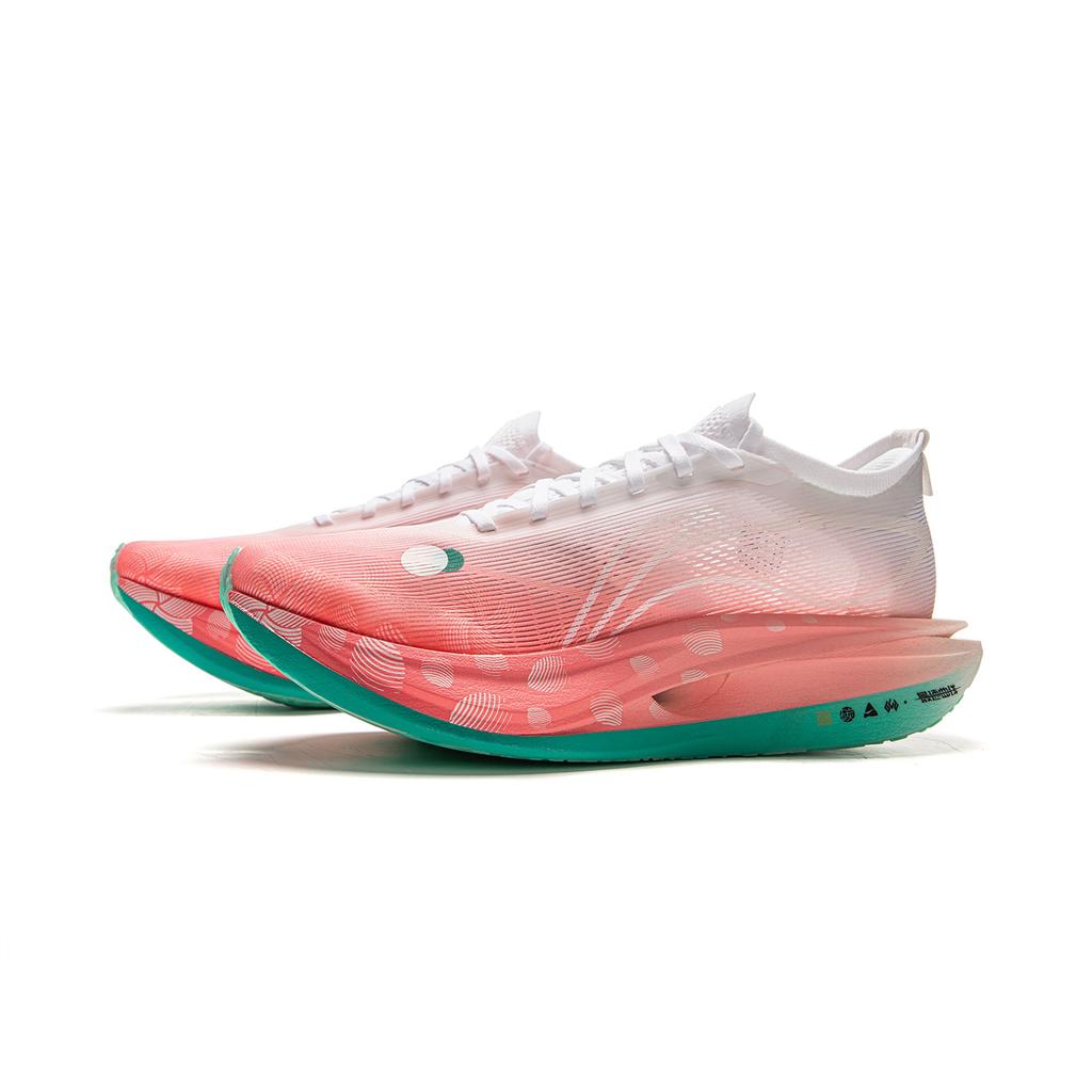 Кроссовки для бега Li Ning Feidian 5 Elite унисекс белые зеленые