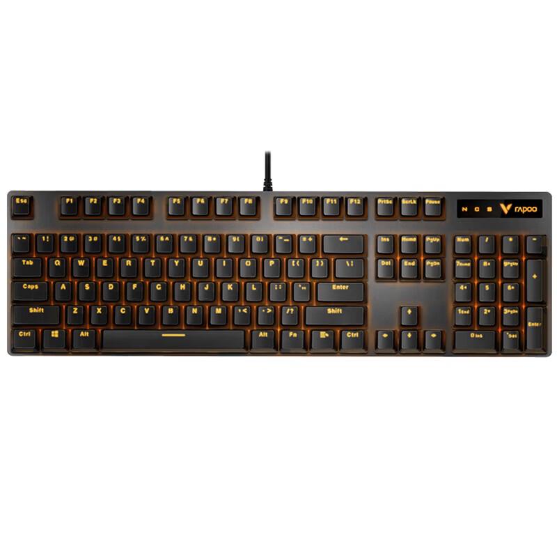 Rapoo V500PRO Полноразмерная проводная механическая игровая клавиатура с подсветкой