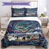 3pcs Duvet Cover Set (1*Duvet Cover + 2*Pillowcase, Without Core), Final Fantasy Print Soft All‑Season Bedding Set, Home Bedroom Decor Gift