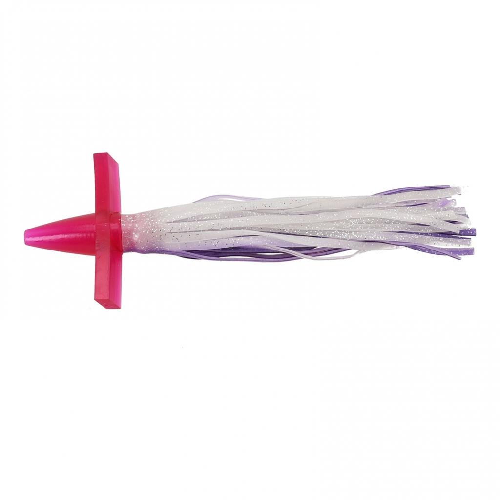 Soft Sea Head Teaser Bait Trolling Lure Double Skirted Double Skirted