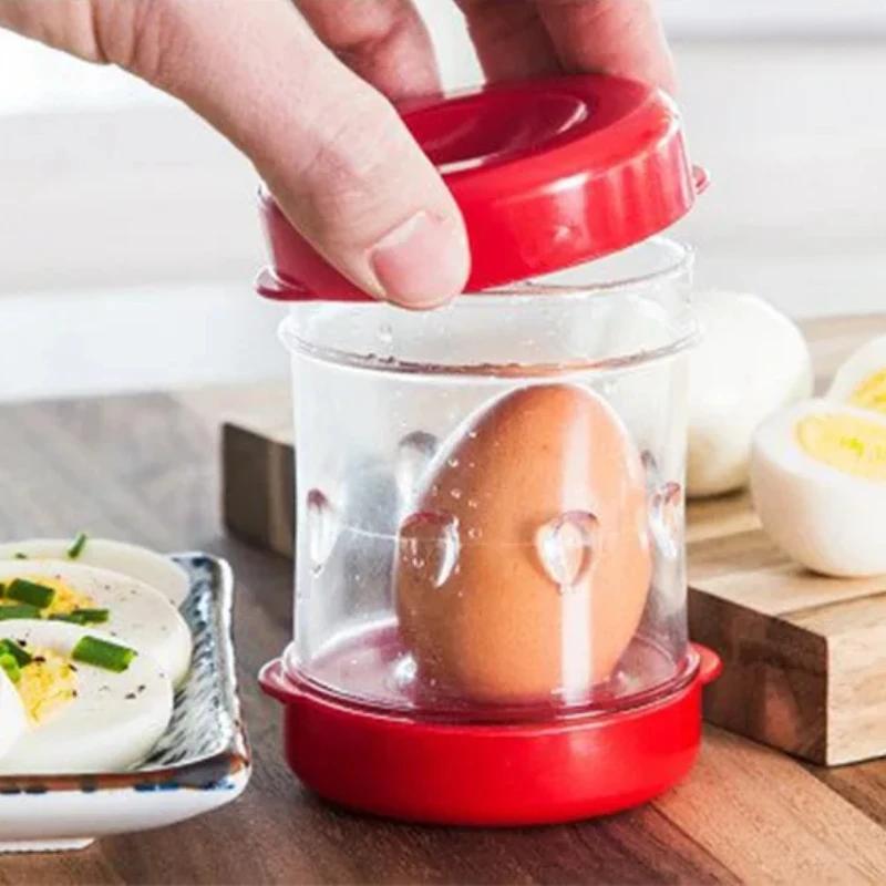 1pc Hand-cranked Automatic Egg Sheller Boiled Eggs Peeler Machine Egg Opener Fully Automatic Small Tool Egg Tool  Kitchen Tool