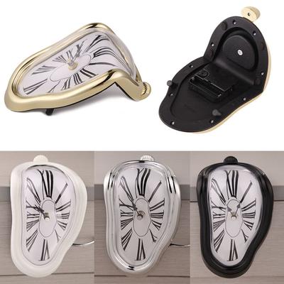 Домашний арт-дизайн в стиле Дали Настенный декор Подвесной настенный Бесшумные Римские цифры Тающий часы