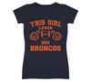 This Girl Loves Her Denver Broncos Football T Shirt