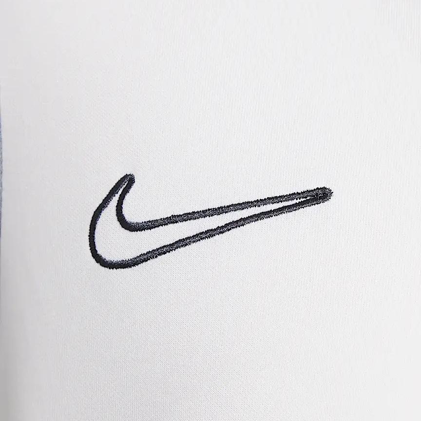 Nike Dri-Fit Academy 25 Сухая Удобная Дышащая Быстросохнущая Футбольная Футболка с Коротким Рукавом Детские Топы Белый Угольно-Черный Холодный-Серый HJ3716-101