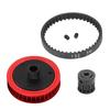3.2mm Belt Drive Transmission Low-Noise Gear System For 1/10 Axial SCX10 90046 1/10 RC Crawler Car Upgrade Parts