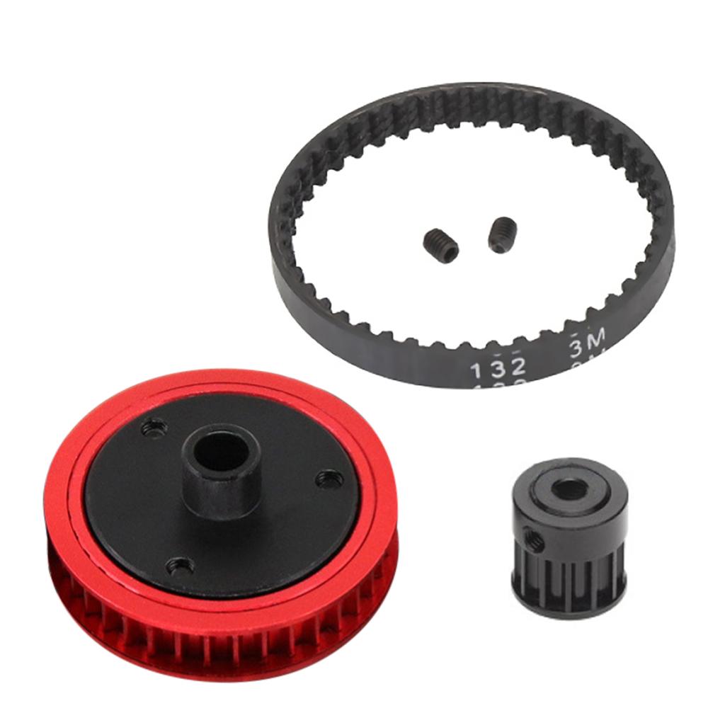 3.2mm Belt Drive Transmission Low-Noise Gear System For 1/10 Axial SCX10 90046 1/10 RC Crawler Car Upgrade Parts