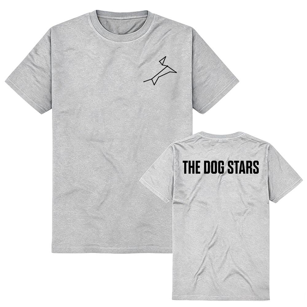 THE DOG STARS T-shirt Unisex Constellation Graphic Print TShirt Men Women Crew Neck Short Sleeve Tee Star Pattern Streetwear Top