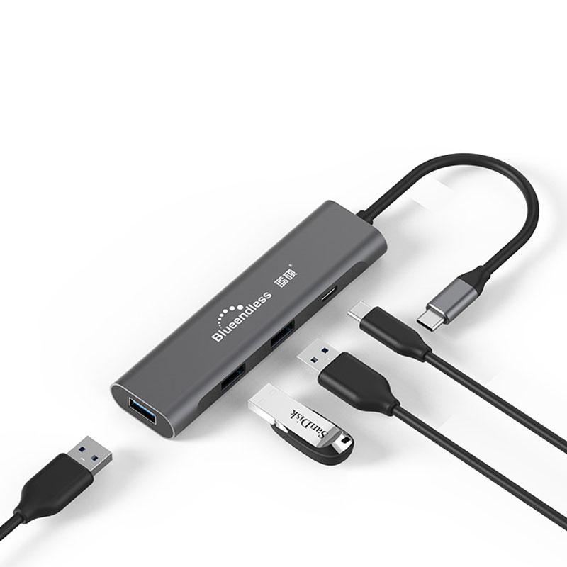 Multi Usb 3,0 4k Vga Rj45 адаптер для разветвителя 3-портовый USB-концентратор Usb-c Type C для Macbook USB-концентратор док-станция для ноутбука