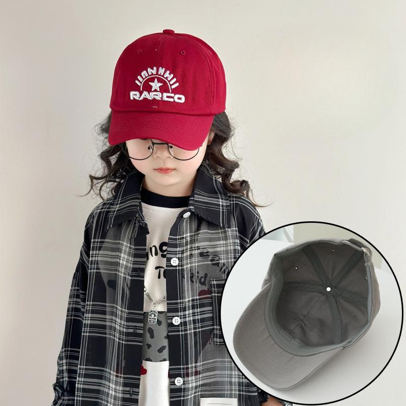 Детские шляпы весенне-осенние тонкие детские шляпы от солнца с вышивкой букв, бейсболки для детского сада, летние бейсболки