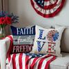 Summer Independence Day Series Throw Pillow Cases Linen Print Living Room Sofa Decorative Cushions