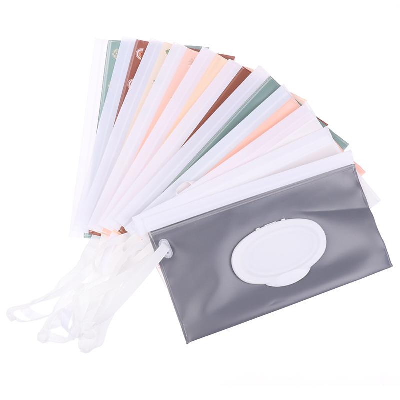 1 шт. Ева Портативная коробка для салфеток на кнопках Сумка для влажных салфеток Крышка-клапан Косметичка Уличные полезные аксессуары для детской коляски