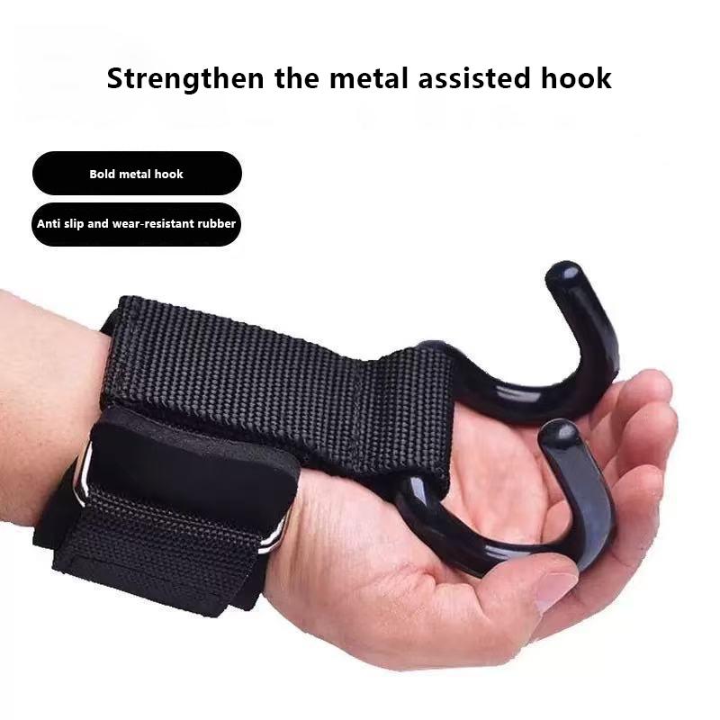 2 шт. захваты для поднятия тяжестей с кистевыми бинтами, кистевой ремень для ручного грифа, крюк для фитнеса в спортзале, ремень для подтягиваний, перчатки для силовой атлетики