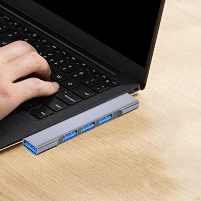 USB C-концентратор для ноутбука, разветвитель, 1 в 4 выхода, многопортовый адаптер, док-станция