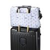 Sifre Foldable Boston Medium Suitcase with Shoulder Sanrio Characters White Heart Bag, Size, Carry-On Compatible, Strap, SA14.