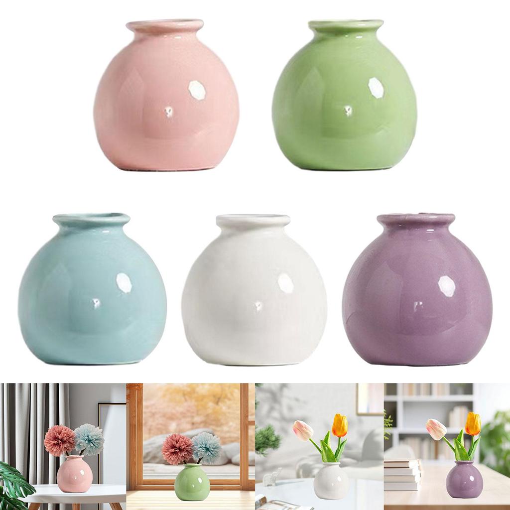 Керамическая ваза для цветов, декоративный цветочный горшок, настольная мини-цветочная композиция для полки, гостиной, кухни, свадьбы, Дня святого Валентина