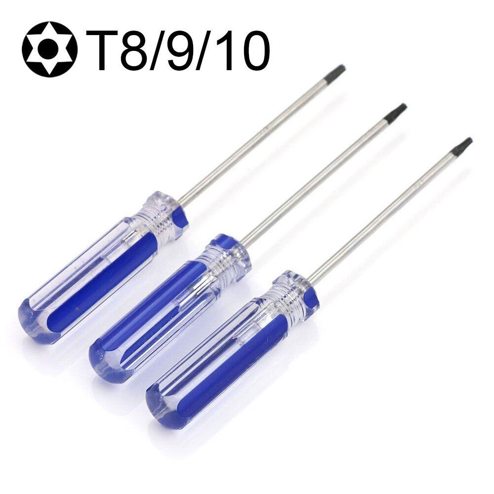 Отвертка с центральным отверстием, защищенная от несанкционированного доступа, серебристо-синяя, отвертка Torx, отвертка Torx, игровая консоль