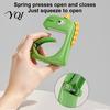 Dino Shaped Bag Hook Dinosaur Desk Edge Clamp Hook, Punch-free Stable Table Side Hanger, Backpack Hanger Durable ABS Storage Organizer for Backpacks