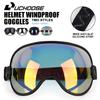 Retro Motorcycle Goggles Bubble Visor Outside Riding UV Protection Windshield Colorful Vintage for Half Face Helmets2