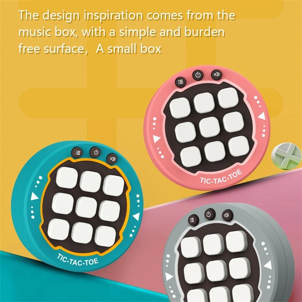 Снятие стресса Крестики-нолики Игра с болтами 3-в-1 Непоседа Игрушка Портативная Игровая консоль-головоломка