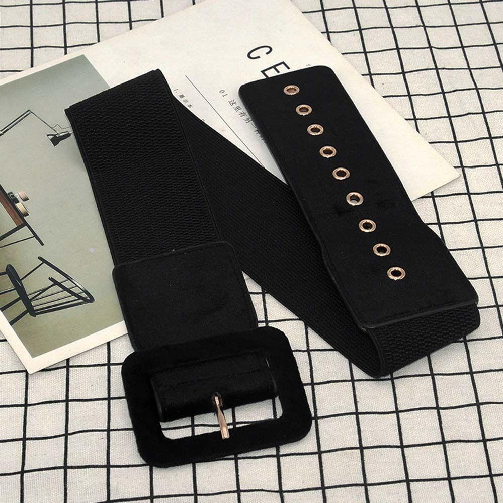 Strap Wide Waistband Dress Decoration Female Waist Strap Women Belt Elastic Waist Belt Cummerbunds