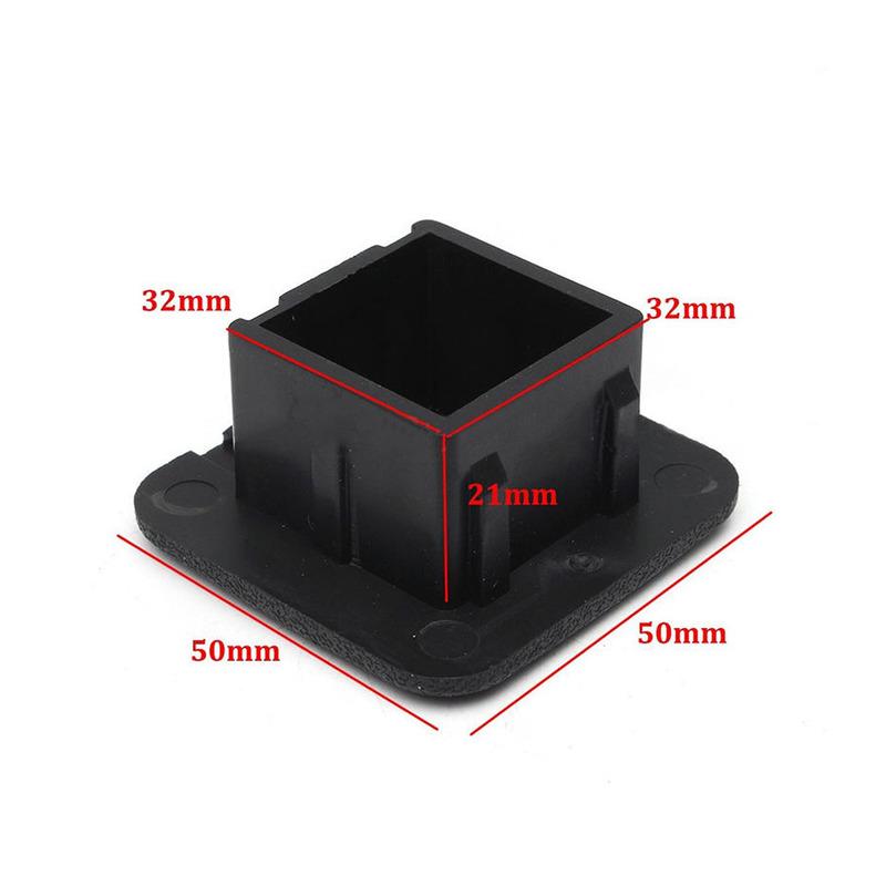 32x32 мм автомобильный внедорожник, крышка фаркопа, крышка автоприцепа, крышка приемника, заглушки, резиновые колпачки для буксировочных стержней, черные 1-1/4 дюйма, автомобильные аксессуары