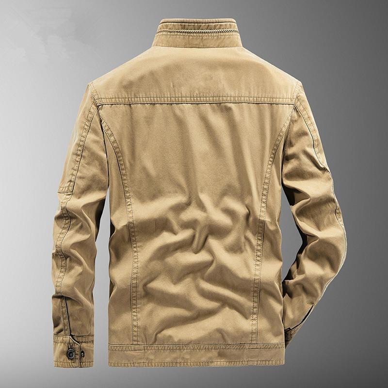Casual Army Military Reversible Jacket Men Plus Size M-6XL Jaqueta Masculina Air Force One Spring Autumn Cargo Mens Stand Collar Jackets Coat