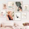 Abstract Woman With Vision Music Body Inner Peace Wall Art Print Canvas Painting Nordic Poster Decor Pictures For Living Room