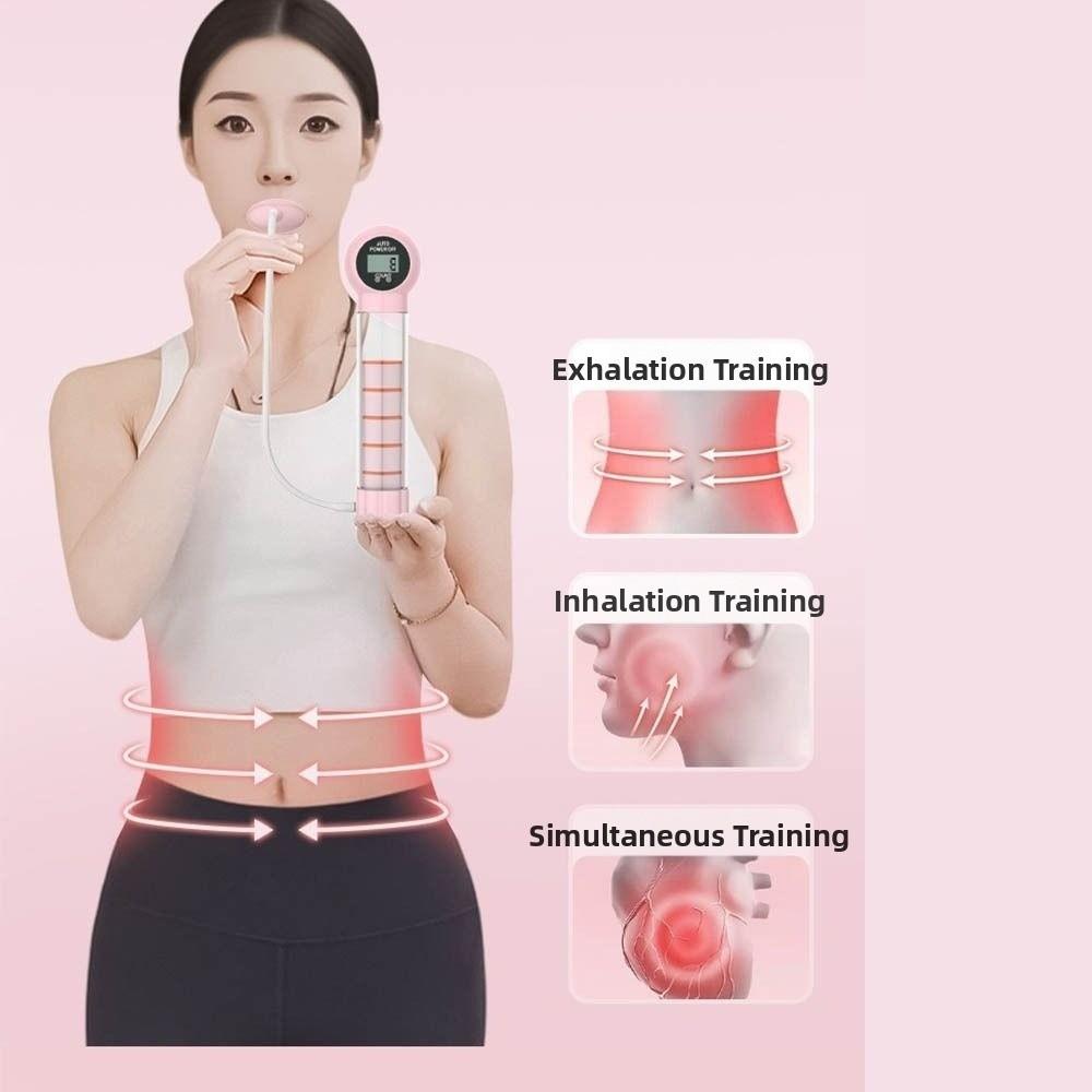 With Counter Abdominal Muscle Trainer Skin Improve Feature Deep Breathing Dumbbell For Men/ Women