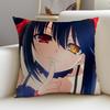 Fantasy DDATE A LIVES Cushion Cover Breathable and skinfriendly linen pillowcase square removable and washable cushion