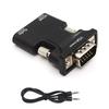 Hdmi Female To Vga Male Converter With Audio Adapter Support 1080P Signal Output