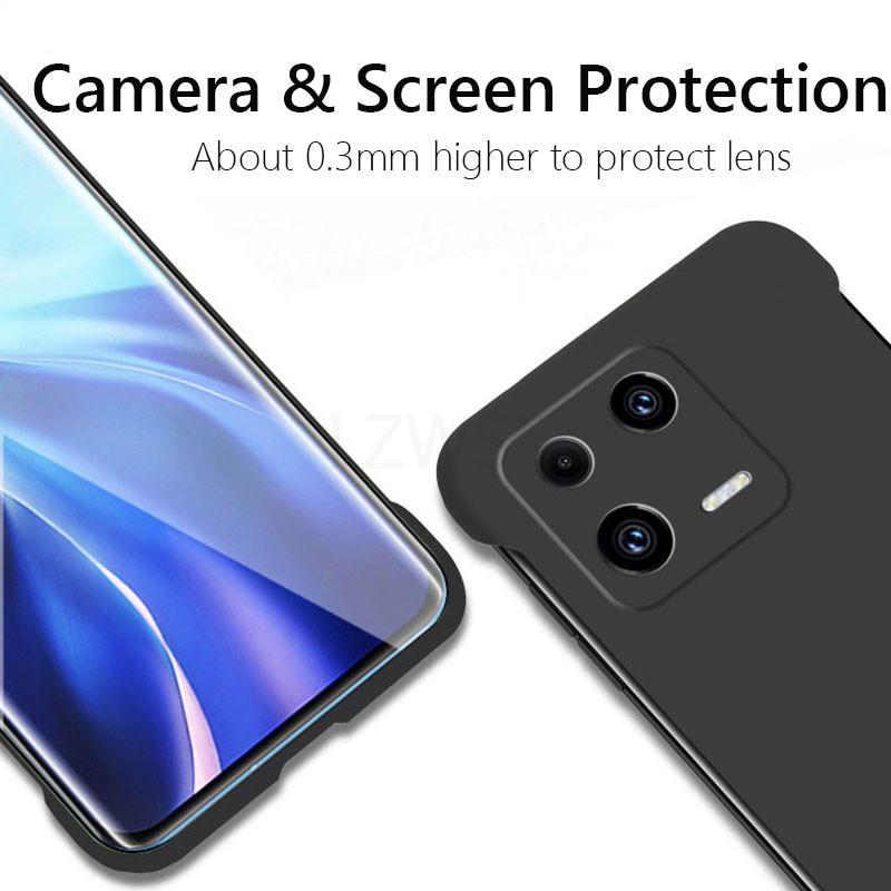 Безрамочный тонкий кожаный жесткий чехол из поликарбоната для Xiaomi 13 Pro Lite Xiaomi13 Pro Ultra 12X 12 Pro 12Pro противоударный чехол Fundas Coque