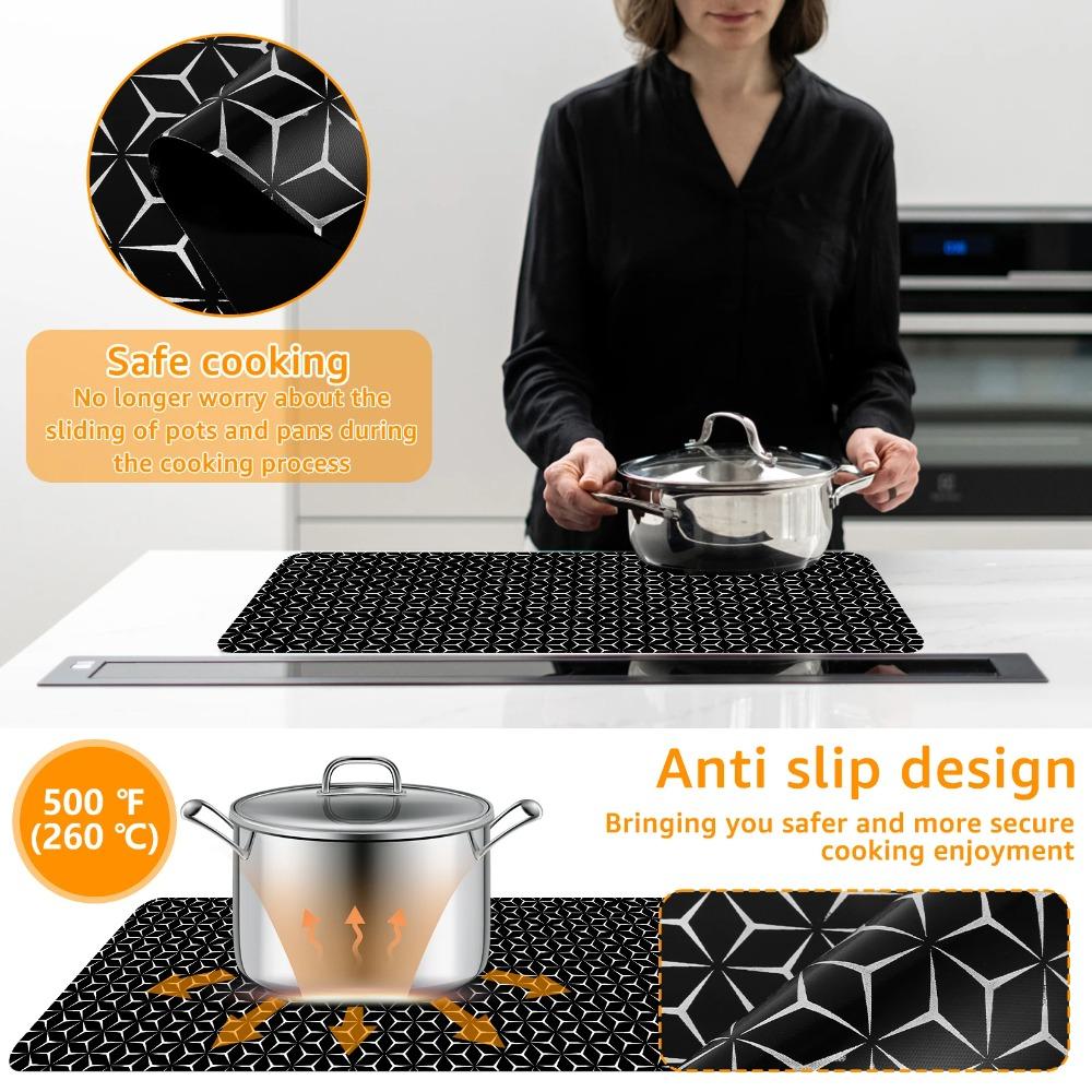 Heat-resistant Induction Cooker Cover Pad Non-Slip Cook-top Protector Electric Ceramic Stove