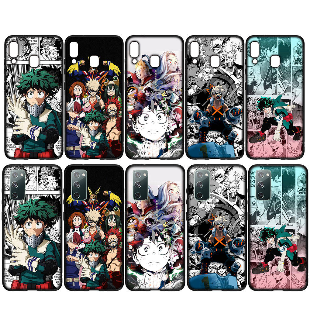 Для iPhone 15 14 Xiaomi Redmi Note 13 12 11 Pro Max X 8 7 XR Samsung Galaxy A34 A15 S24 S23 Huawei OPPO A54 BNHA Чехол My Hero Academia Midoriya Izuku