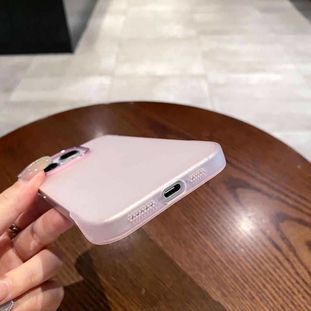 Applicable To Apple 16proMax New Half Pack Mobile Phone Case Without Frame IPhone 15 Matte Anti Fall 14 Protective Case