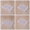 Container Case Rectangular Plastic Clear Storage Box Eco-friendly    Jewelry Container Case