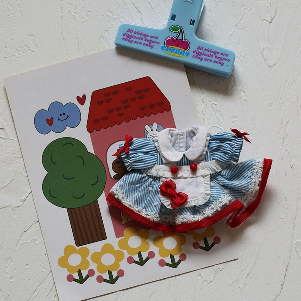 Кукла ручной работы Прекрасная одежда Милые модные платья Юбка Платье принцессы Для 10-сантиметровой хлопковой куклы