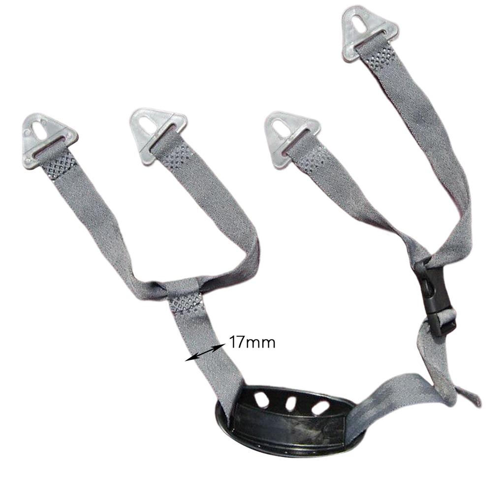 Helmet Chin Strap with Cupped Chin Protection Quick Release Durable PP for Hard Hat Cover Motorcycle Bike Football Helmets
