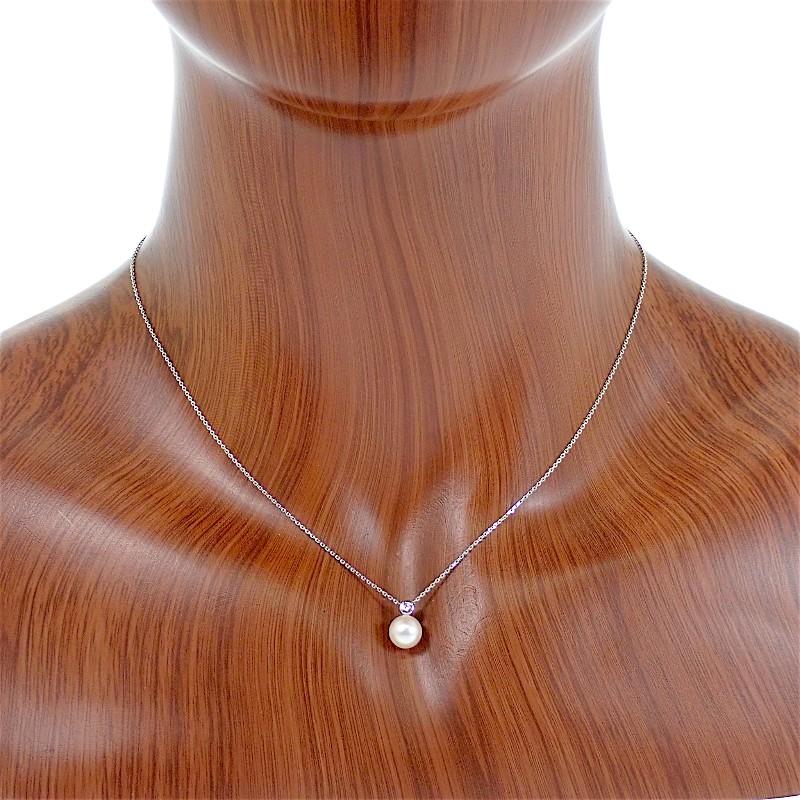 TASAKI  Necklace K18 white gold/Akoya Pearl Women