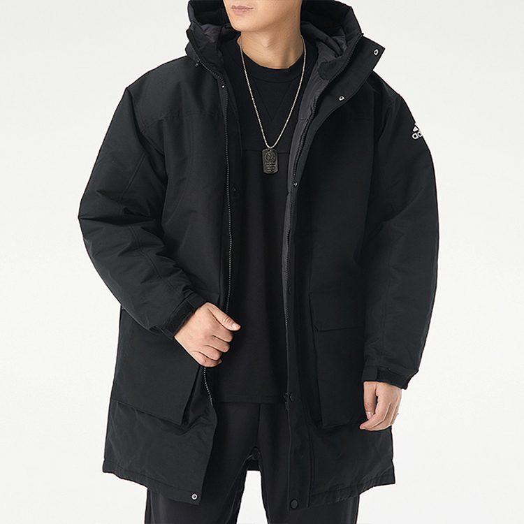 adidas Пуховик Зимний Мужской Черный GN9835