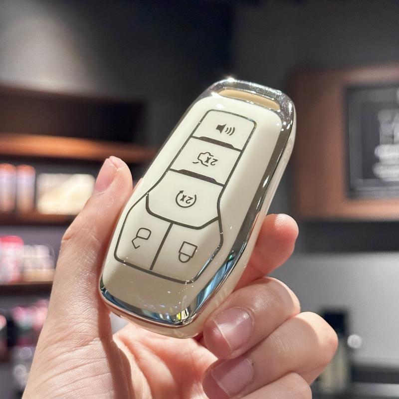Чехол для брелока со стразами, ремешок, брелок для Ford Fusion Mustang F150 Edge Explorer Lincoln Mkz Mkc Mkx, умный ключ