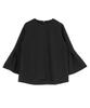 Yours BBXN1400 Tucked Flare Sleeve Size Black Women's Top, M,
