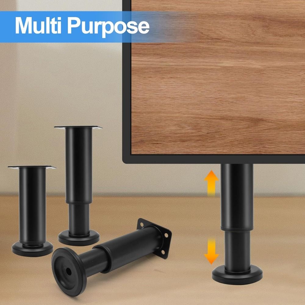 Adjustable Height Furniture Support Legs Heavy-Duty Bed Beam Support Leg Bed Bottom