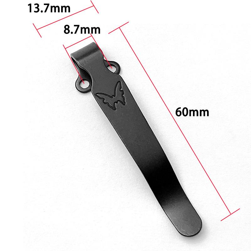 Универсальный 1 шт. черный карбоновый карманный нож с зажимом для C81/C11/710/551, подходящий для CQC, задний EDC-нож