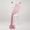 Flowing Polyester Chair Sash 9Ft Romantic Event Ambiance Draping Fabric Versatile Wrinkle-Free Wedding Aisle Decorations Party
