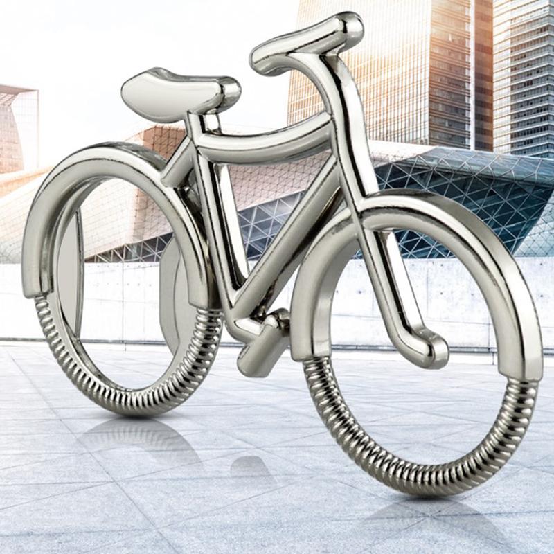 Metal Beer Bottle Opener Cute Bike Bicycle Keychain Key Rings For Bottle